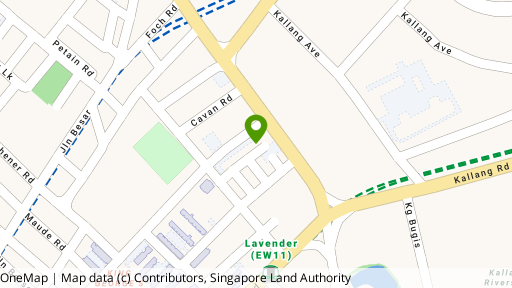 Map showing the location of King George's Building