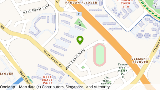 Map showing the location of The Parc Condominium