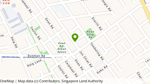 Map showing the location of 261B Joo Chiat Road