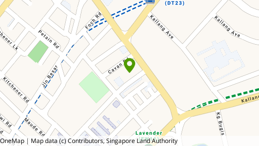 Map showing the location of 113 King Georges Avenue