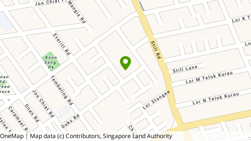 Map showing the location of Duku Apartments