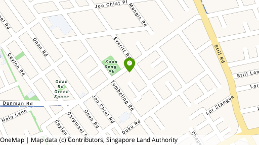Map showing the location of Song Lang Green