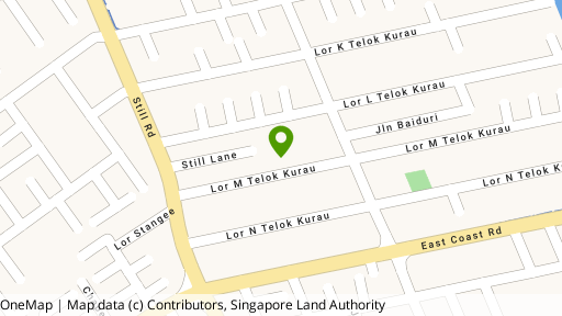 Map showing the location of Eastshore Court