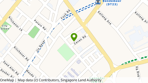 Map showing the location of 37 Cavan Road