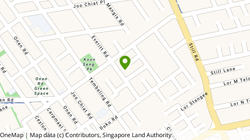 Map showing the location of 115A Everitt Road