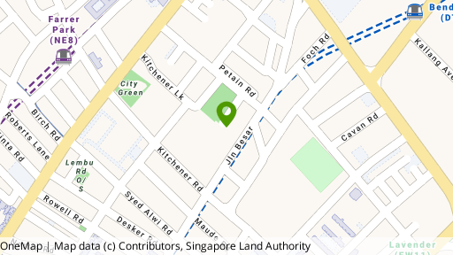 Map showing the location of 46 Somme Road