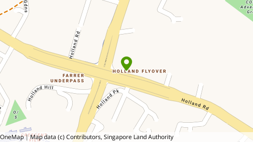 Map showing the location of The Coterie @ Holland