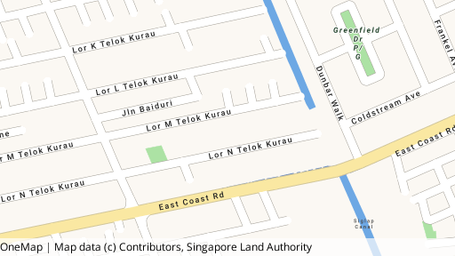 Map showing the location of The Seawind