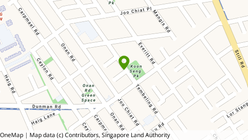 Map showing the location of 124A - 124J Tembeling Road