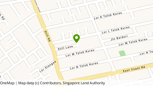 Map showing the location of Pine Court