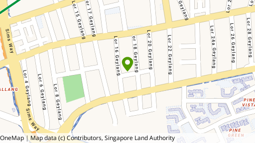 Map showing the location of 45 Westerhout Road