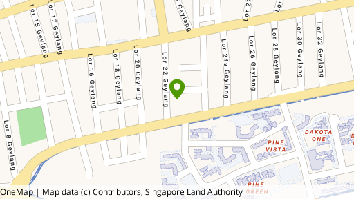 Map showing the location of 41C Lorong 22 Geylang