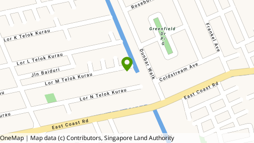 Map showing the location of Gold Leaf Mansions