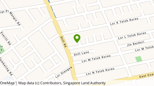 Map showing the location of Bright Gardens