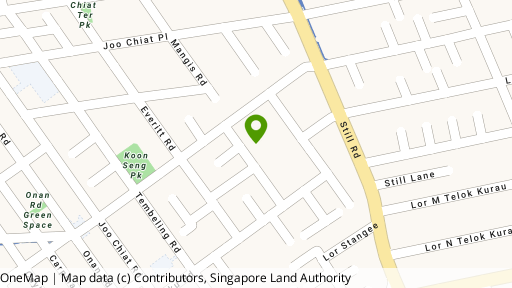 Map showing the location of Sunshine Regency
