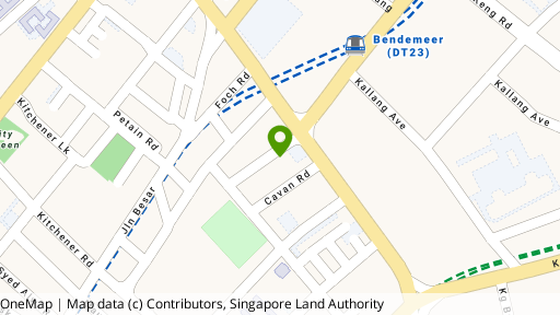 Map showing the location of 36 Hamilton Road