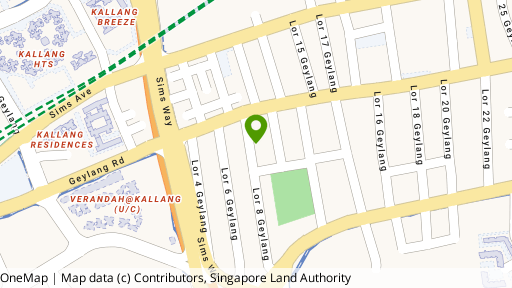 Map showing the location of 17C Lorong 8 Geylang