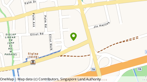 Map showing the location of Hua Xin Court