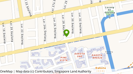 Map showing the location of Cassia Edge