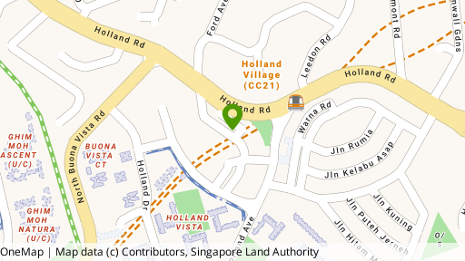 Map showing the location of 24A Lorong Mambong