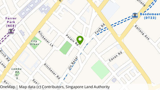 Map showing the location of 321 Jalan Besar