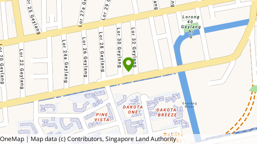 Map showing the location of Feng Lai Mansion