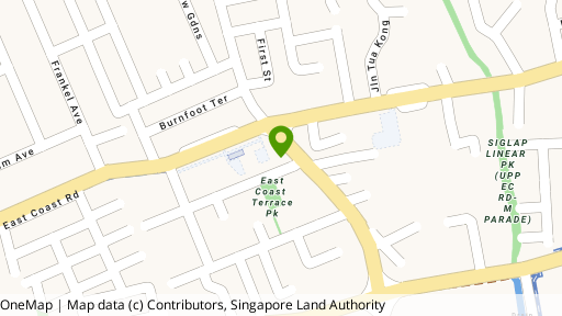 Map showing the location of Axis @ Siglap