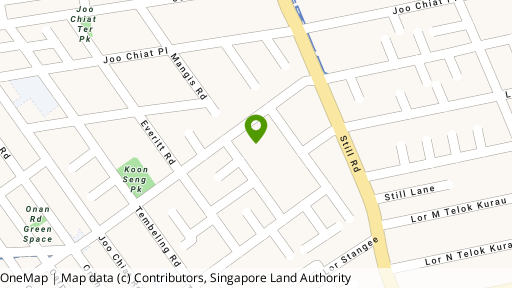 Map showing the location of Alpha Apartments