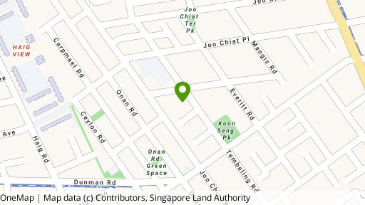 Map showing the location of Tembeling Court