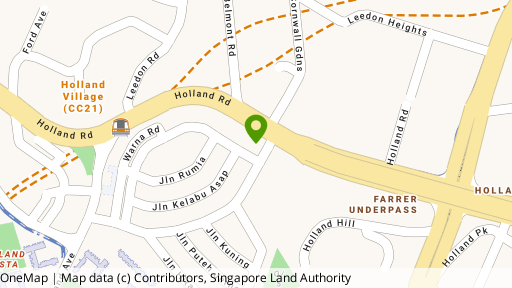 Map showing the location of Holland Suites