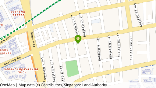 Map showing the location of Paddy Green