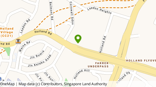 Map showing the location of Cornwall Mansion (Terminated)