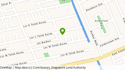 Map showing the location of 120/A/B Lorong L Telok Kurau