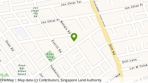 Map showing the location of East Court