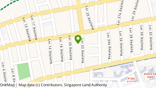 Map showing the location of 16C Lorong 22 Geylang