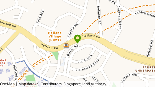 Map showing the location of Loft @ Holland