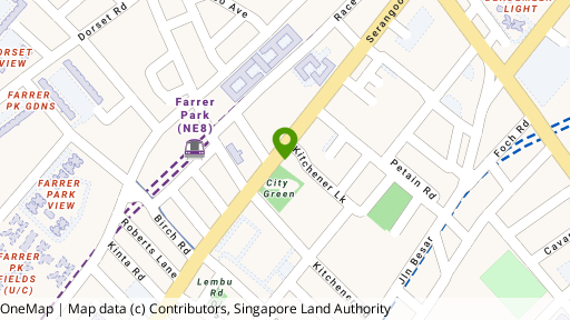 Map showing the location of Wong Tak Flat