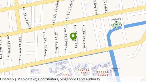 Map showing the location of Fuji Vista
