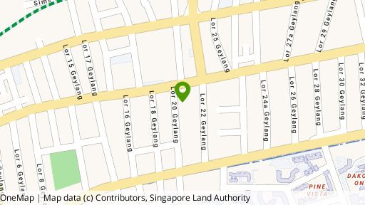 Map showing the location of # 1 Suites