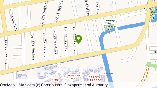 Map showing the location of Sunflower Residence