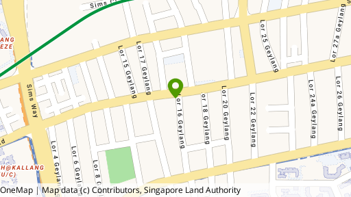 Map showing the location of 314B Geylang Road