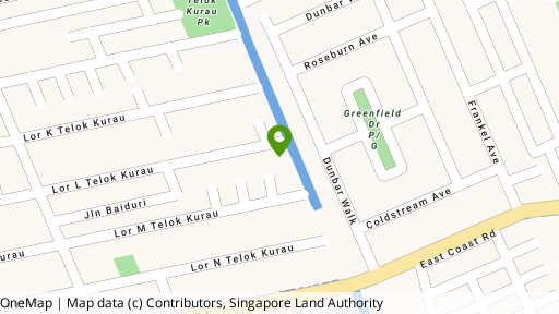 Map showing the location of 146B Lorong L Telok Kurau