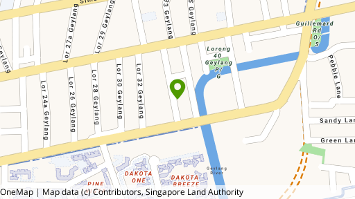 Map showing the location of Primedge