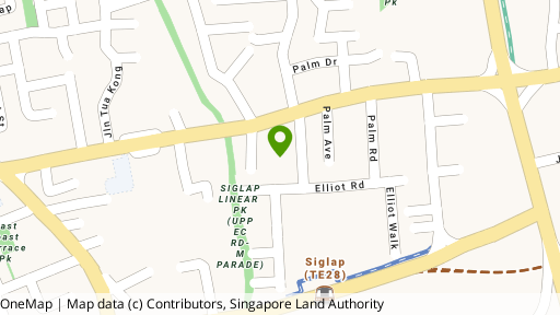 Map showing the location of Dong Xing Court