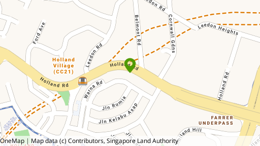 Map showing the location of Mooi Residences