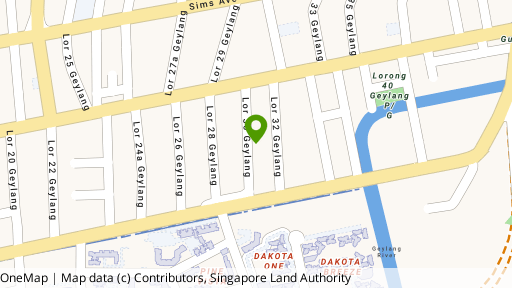 Map showing the location of Cosy 23