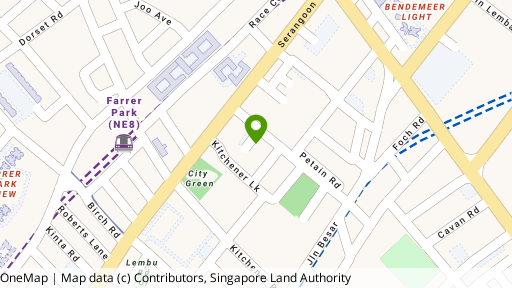 Map showing the location of The Citron