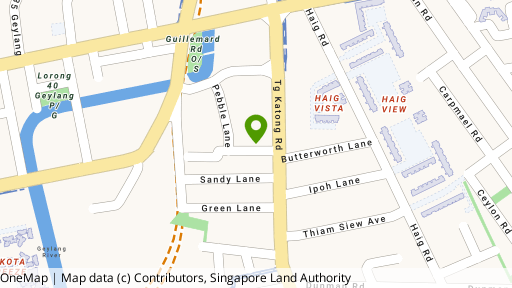 Map showing the location of 2 Gray Lane