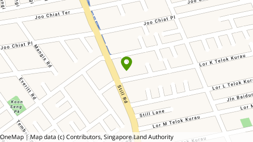 Map showing the location of J Court