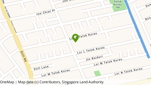 Map showing the location of Sapphire Court